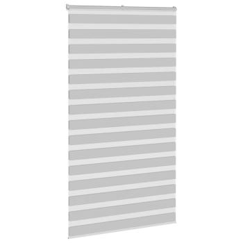 Doppelrollo Hellgrau 135x230 cm Stoffbreite 130,9 cm Polyester