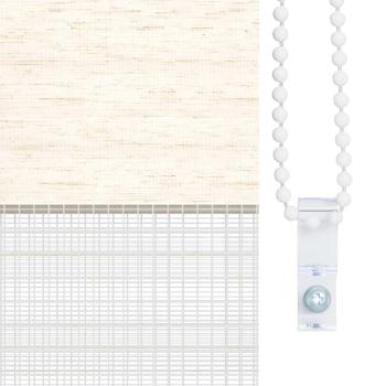 ARDEBO.de - Zebrarollo Marmorbeige 45x230 cm Stoffbreite 40,9 cm Polyester