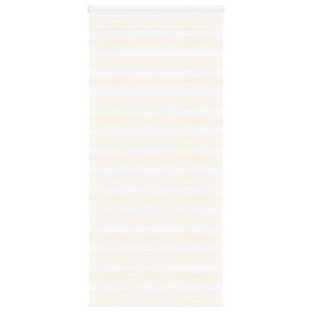 ARDEBO.de - Zebrarollo Marmorbeige 100x230 cm Stoffbreite 95,9 cm Polyester