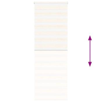 Zebrarollo Marmorbeige 70x200 cm Stoffbreite 65,9 cm Polyester