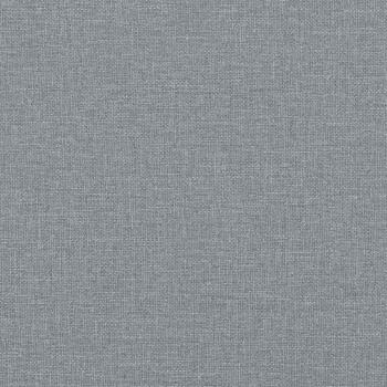 Bettgestell ohne Matratze Hellgrau 90x190 cm Stoff