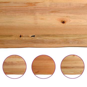 Esstisch Hellbraun 180x120x74 cm Massivholz Eiche