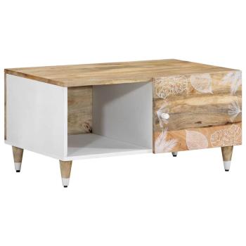 ARDEBO.de - Couchtisch 80x50x40 cm Massivholz Mango