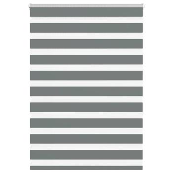 ARDEBO.de - Zebrarollo Dunkelgrau 110x150 cm Stoffbreite 105,9 cm Polyester