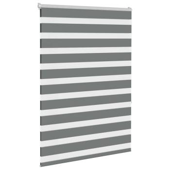 Zebrarollo Dunkelgrau 110x150 cm Stoffbreite 105,9 cm Polyester