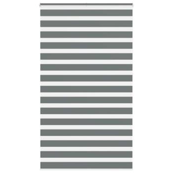 ARDEBO.de - Zebrarollo Dunkelgrau 135x230 cm Stoffbreite 130,9 cm Polyester