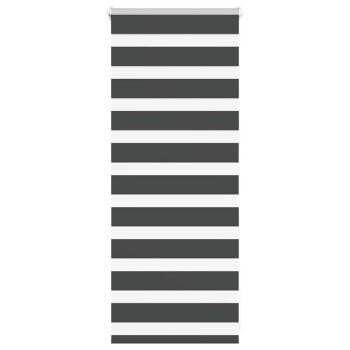 ARDEBO.de - Zebrarollo Schwarz 65x100 cm Stoffbreite 60,9 cm Polyester