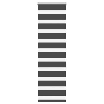 ARDEBO.de - Zebrarollo Schwarz 40x150 cm Stoffbreite 35,9 cm Polyester