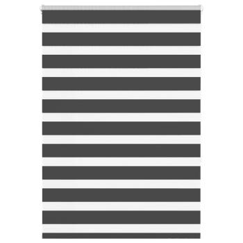 ARDEBO.de - Zebrarollo Schwarz 110x150 cm Stoffbreite 105,9 cm Polyester