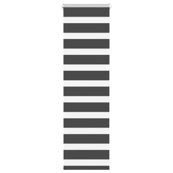 ARDEBO.de - Zebrarollo Schwarz 50x100 cm Stoffbreite 45,9 cm Polyester