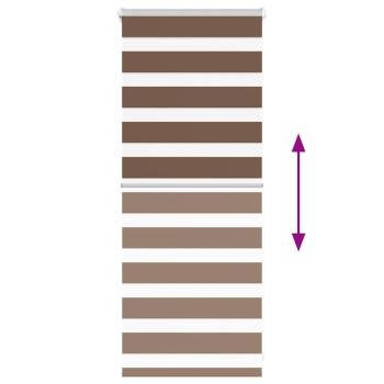 Zebrarollo Braun 60x100 cm Stoffbreite 55,9 cm Polyester