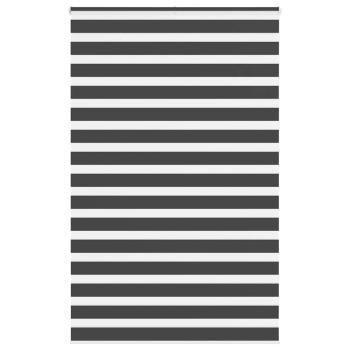 ARDEBO.de - Zebrarollo Schwarz 145x230 cm Stoffbreite 140,9 cm Polyester