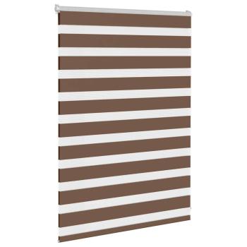 Doppelrollo Braun 100x100 cm Stoffbreite 95,9 cm Polyester