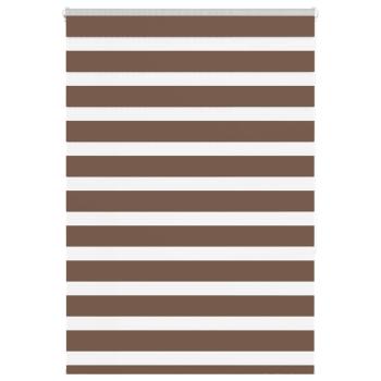 ARDEBO.de - Zebrarollo Braun 100x150 cm Stoffbreite 95,9 cm Polyester