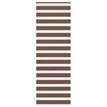 Doppelrollo Braun 80x230 cm Stoffbreite 75,9 cm Polyester