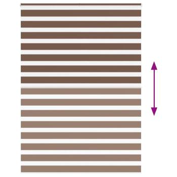 Zebrarollo Braun 160x230 cm Stoffbreite 155,9 cm Polyester