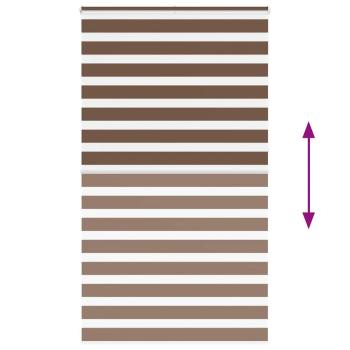 Zebrarollo Braun 135x230 cm Stoffbreite 130,9 cm Polyester