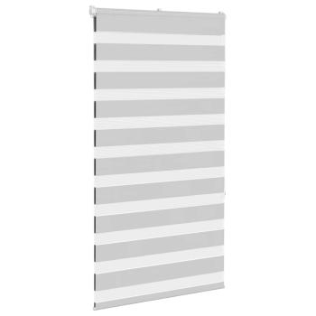 Zebrarollo Hellgrau 90x150 cm Stoffbreite 85,9 cm Polyester