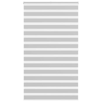 ARDEBO.de - Zebrarollo Hellgrau 125x200 cm Stoffbreite 120,9 cm Polyester