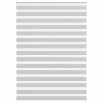 ARDEBO.de - Zebrarollo Hellgrau 155x230 cm Stoffbreite 150,9 cm Polyester