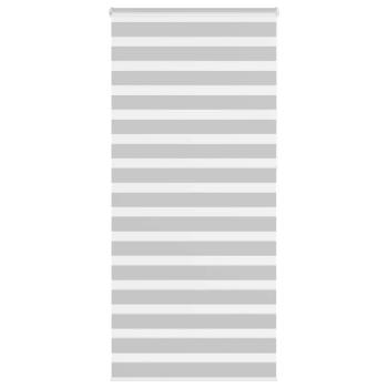 ARDEBO.de - Zebrarollo Hellgrau 110x230 cm Stoffbreite 105,9 cm Polyester