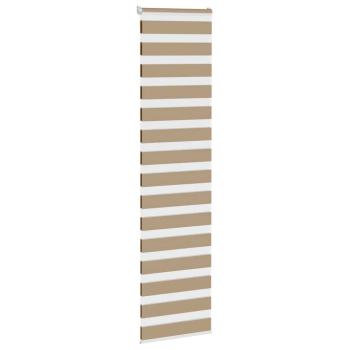 Zebrarollo Sandbraun 60x200 cm Stoffbreite 55,9 cm Polyester