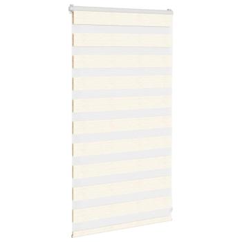 Doppelrollo Marmorbeige 80x100 cm Stoffbreite 75,9 cm Polyester