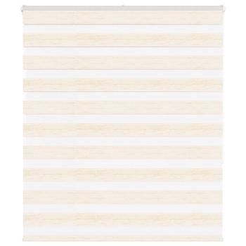 ARDEBO.de - Zebrarollo Marmorbeige 125x150cm Stoffbreite 120,9 cm Polyester