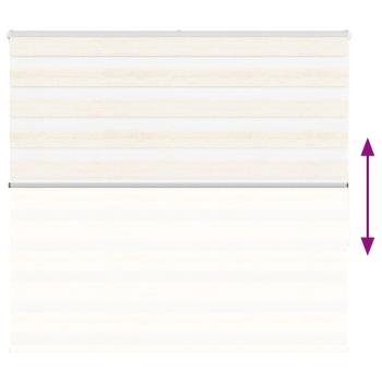 Zebrarollo Marmorbeige 160x150cm Stoffbreite 155,9 cm Polyester