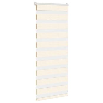 ARDEBO.de - Zebrarollo Marmorbeige 55x100 cm Stoffbreite 50,9 cm Polyester
