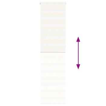 Zebrarollo Marmorbeige 65x230 cm Stoffbreite 60,9 cm Polyester