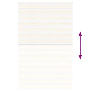 Zebrarollo Marmorbeige 140x230cm Stoffbreite 135,9 cm Polyester