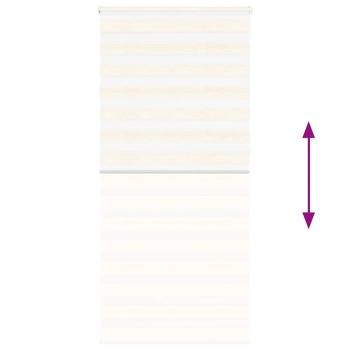 Zebrarollo Marmorbeige 110x230cm Stoffbreite 105,9 cm Polyester