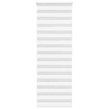 ARDEBO.de - Zebrarollo Weiß 75x200 cm Stoffbreite 70,9 cm Polyester