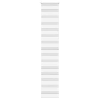 ARDEBO.de - Zebrarollo Weiß 40x200 cm Stoffbreite 35,9 cm Polyester
