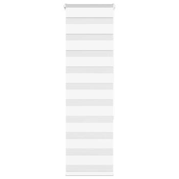 ARDEBO.de - Zebrarollo Weiß 40x150 cm Stoffbreite 35,9 cm Polyester