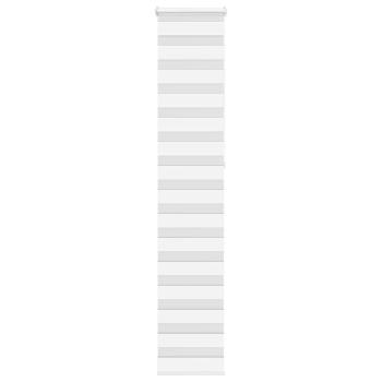 ARDEBO.de - Zebrarollo Weiß 50x230 cm Stoffbreite 45,9 cm Polyester