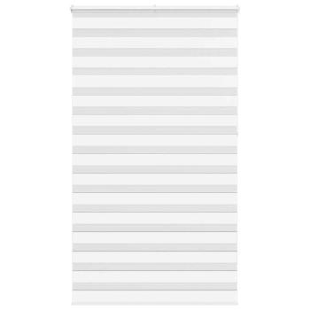 ARDEBO.de - Zebrarollo Weiß 120x230 cm Stoffbreite 115,9 cm Polyester