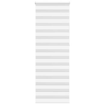 ARDEBO.de - Zebrarollo Weiß 90x230 cm Stoffbreite 85,9 cm Polyester