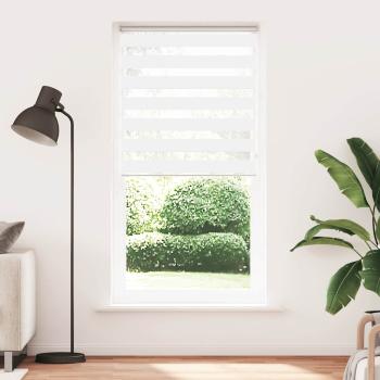 ARDEBO.de - Zebrarollo Weiß 100x230 cm Stoffbreite 95,9 cm Polyester