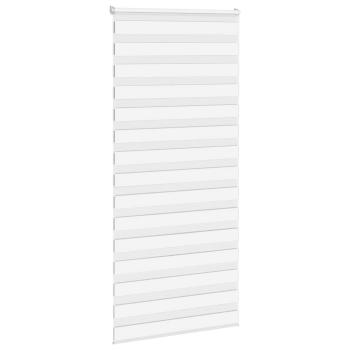 Zebrarollo Weiß 100x230 cm Stoffbreite 95,9 cm Polyester
