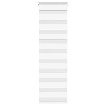 ARDEBO.de - Zebrarollo Weiß 45x150 cm Stoffbreite 40,9 cm Polyester