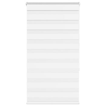 ARDEBO.de - Zebrarollo Weiß 75x150 cm Stoffbreite 70,9 cm Polyester