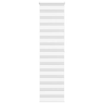 ARDEBO.de - Zebrarollo Weiß 60x200 cm Stoffbreite 55,9 cm Polyester