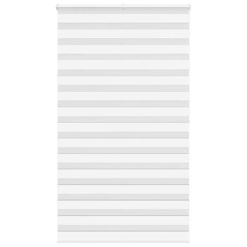 ARDEBO.de - Zebrarollo Weiß 125x200 cm Stoffbreite 120,9 cm Polyester