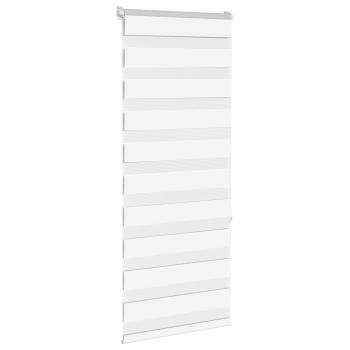 Zebrarollo Weiß 55x150 cm Stoffbreite 50,9 cm Polyester