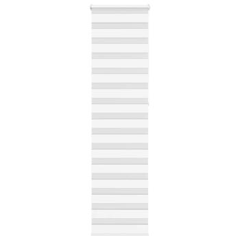 ARDEBO.de - Zebrarollo Weiß 65x230 cm Stoffbreite 60,9 cm Polyester