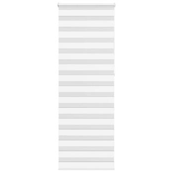 ARDEBO.de - Zebrarollo Weiß 75x230 cm Stoffbreite 70,9 cm Polyester