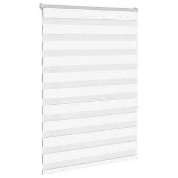 Doppelrollo Weiß 95x150 cm Stoffbreite 90,9 cm Polyester