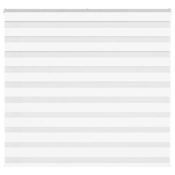 ARDEBO.de - Zebrarollo Weiß 165x150 cm Stoffbreite 160,9 cm Polyester